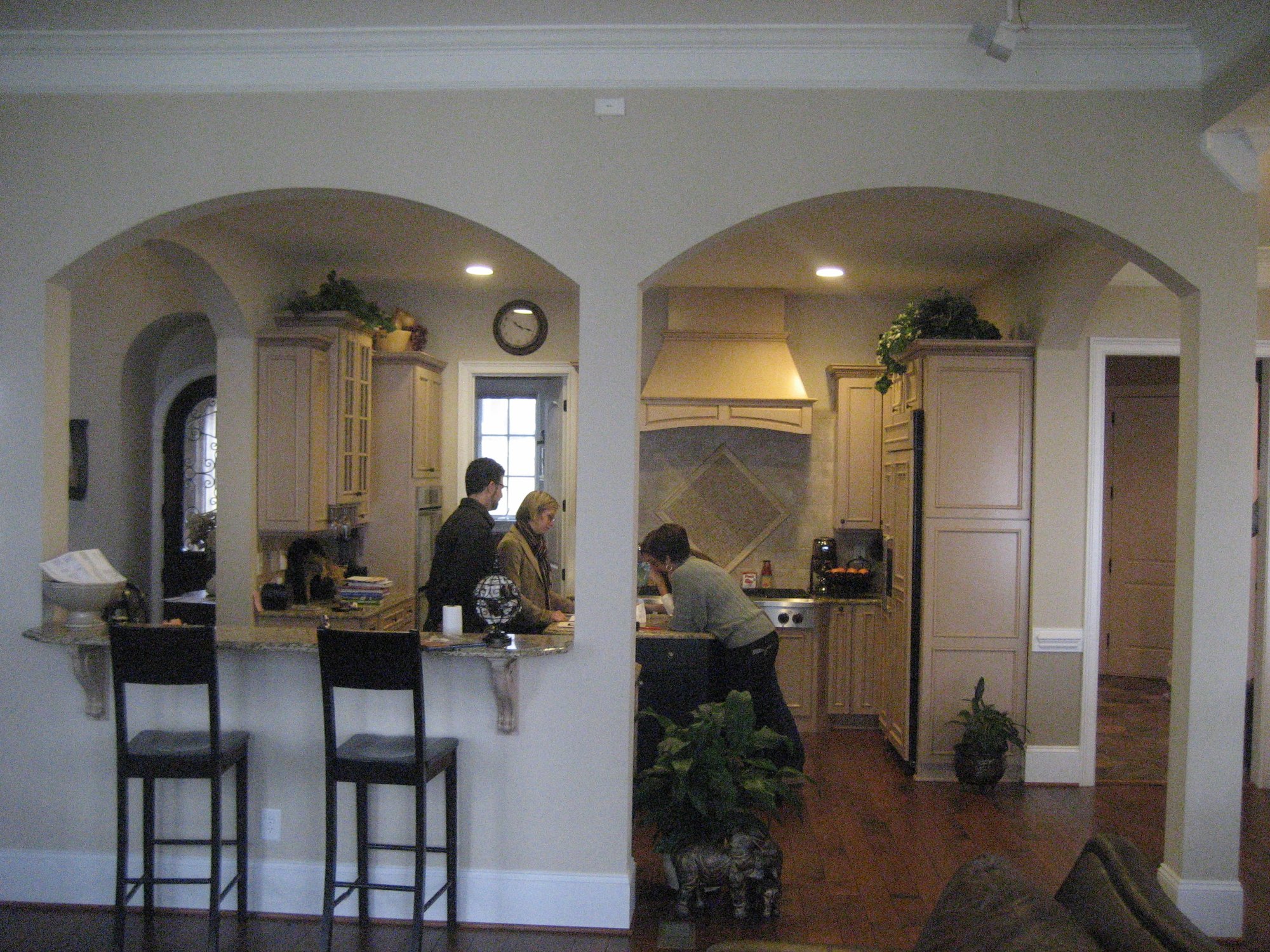A kitchen on Lake Norman, NC before an extensive remodel by Distinctive Design + Build + Remodel.
