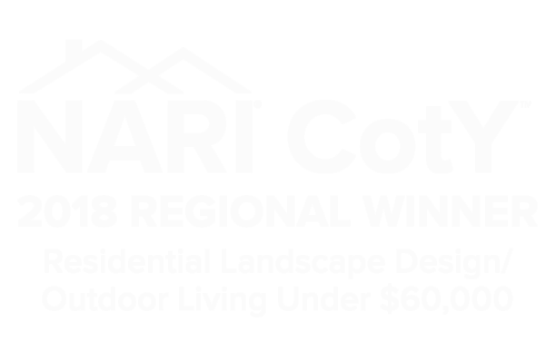 NARI CotY Award Logo for a residential outdoor living project by Distinctive Design + Build + Remodel that won a regional award.